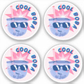 ボバクール- 4パック シール (正面)