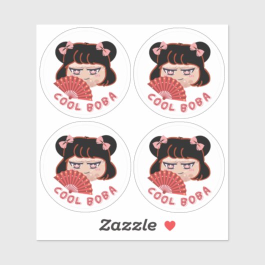 ボバクール- 4パック シール (シート)