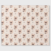 ボバシャメネコ ラッピングペーパー (フラット)