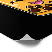 ボバタピオカ真珠バブルミルクティードリンクコルギ ポスター (角)