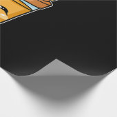 ボバタピオカ真珠バブルミルクティードリンクコルギ ラッピングペーパー (角)