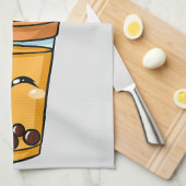 ボバタピオカ真珠バブルミルクティードリンクコルギDo キッチンタオル (四つ折り)