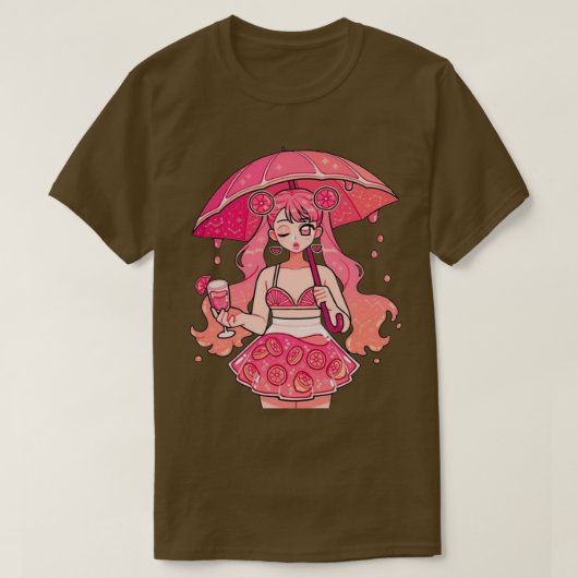 ボバティーガール1 Tシャツ (デザイン正面)