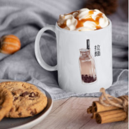 ボバティーバブルティーコーヒーマグ ツートーンマグカップ