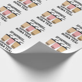 ボバティーバブルティーボバティー ラッピングペーパー (角)