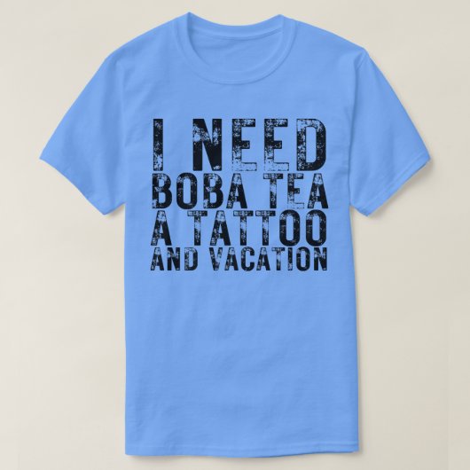 ボバティーバブルティーラバーアニメかわいい日本のミ Tシャツ (デザイン正面)