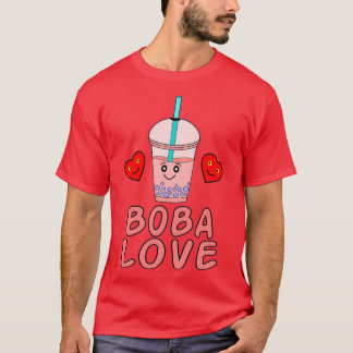 ボバティーボバブルティー大好き Tシャツ