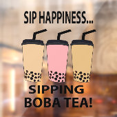 ボバティー バブルティー ボバティー カフェ ウィンドウサイン (シート2)