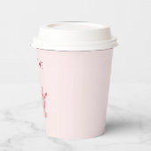 ボバティー、バブルミルクティー 紙コップ (左)