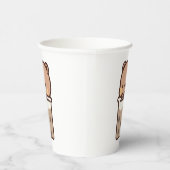 ボバパンダベアーラブボバミルクティー 紙コップ (右)