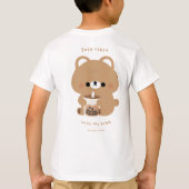 ボバブラウンベア Tシャツ (裏面)