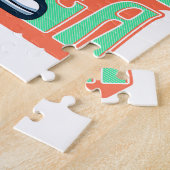 ボバブルティーかわいいかわいい漫画 ジグソーパズル (側面)