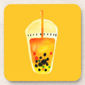 ボバブルティーアートイラストレーション コースター (正面)