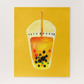 ボバブルティーアートイラストレーション ジグソーパズル (縦)