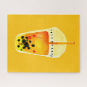 ボバブルティーアートイラストレーション ジグソーパズル (横)