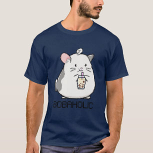 ボバホリックのピクセルマウスがボバティーを愛する Tシャツ
