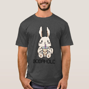 ボバホリックピクセルバニー愛ボバティー Tシャツ