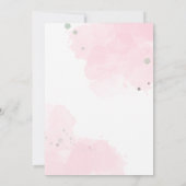 ボバミルクティーバブル誕生日 招待状 (裏面)