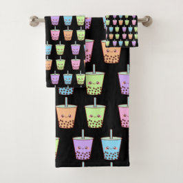 ボバミルクティー味 バスタオルセット
