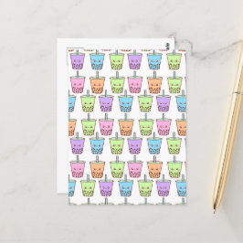 ボバミルクティー味 ポストカード