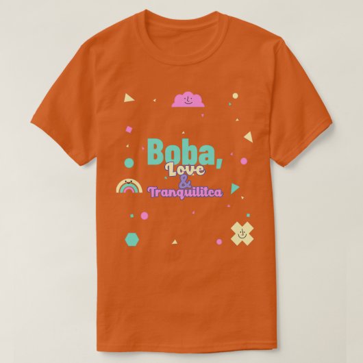 ボバラブアンプトランキリテア Tシャツ (デザイン正面)