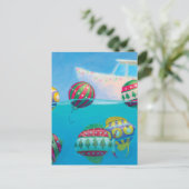 ボバーフィッシュ球根クリスマスポストカード シーズンポストカード (スタンド正面)