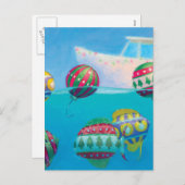 ボバーフィッシュ球根クリスマスポストカード シーズンポストカード (正面/裏面)