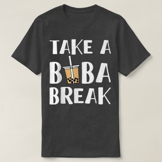 ボバーブラブルティーを飲む1640 Tシャツ (デザイン正面)