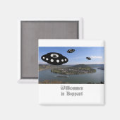 ボパールのウィルコムメン。Boppard Happy Aへようこそ マグネット (正面/裏面)