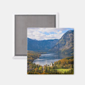 ボヒニ湖（秋スロベニア） マグネット (正面/裏面)