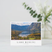 ボヒンジ湖 – スロベニア秋 ポストカード (スタンド正面)