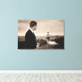 ボビーがジャックを思い出す キャンバスプリント (インサイチュ (ウッドフロア))