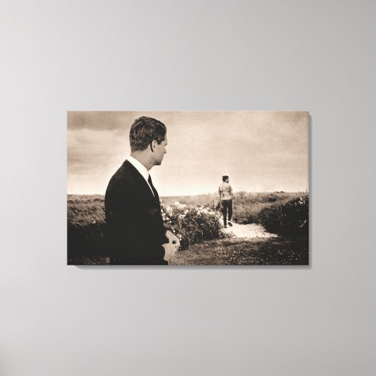 ボビーがジャックを思い出す キャンバスプリント (正面)