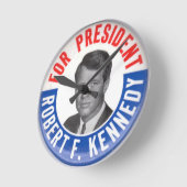 ボビーケネディの柱時計 ラウンド壁時計 (傾斜)