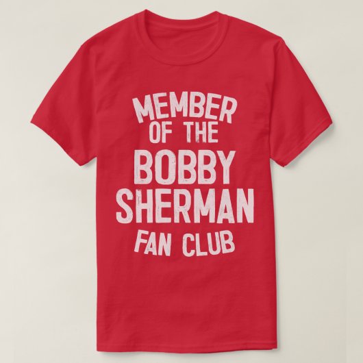 ボビーシャーマンファンクラブ Tシャツ (デザイン正面)