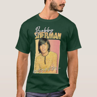 ボビーシャーマンレトロ1970sエステティックファンデザイン tシャツ