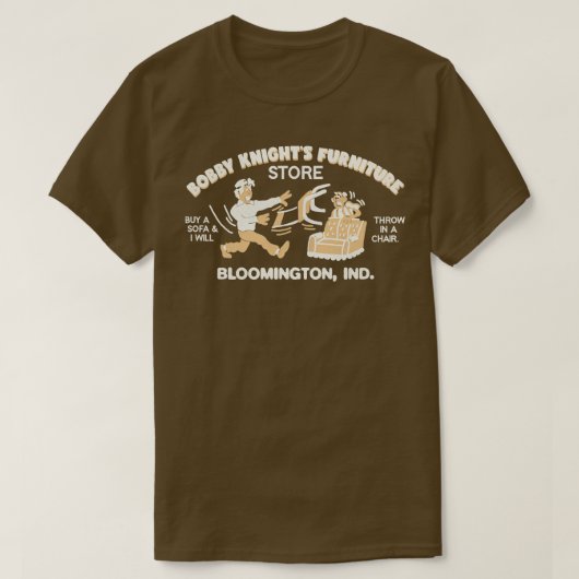 ボビーナイツ家具店 Tシャツ (デザイン正面)