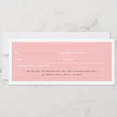 ボビーピンロゴヘアピンクギフト証明書券 (正面)