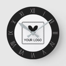 ボビーピンローマ数字ヘアサロンあなたのロゴ