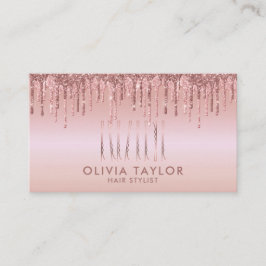 ボビーピン美容師ヘアサロン美容師 名刺