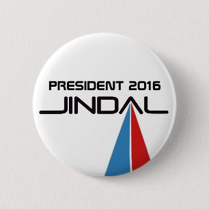 ボビー大統領2016年のJindal 缶バッジ