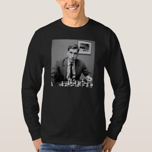 ボビー・フィッシャー チェス Tシャツ (正面)