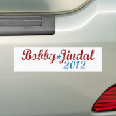 ボビーJindal 2012年 バンパーステッカー (車上)