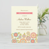 ボファンキーホレトロ花結婚の数 招待状 (スタンド正面)