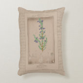 ボフランスのタニカルイラストレーションベルヘザー アクセントクッション (正面(垂直))