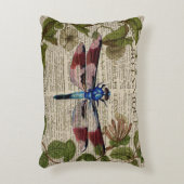 ボフランスのタ葉モダンヴィンテージ アクセントクッション (正面(垂直))