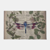 ボフランスのタ葉モダンヴィンテージ ドアマット (正面)