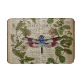 ボフランスのタ葉モダンヴィンテージ バスマット (正面)