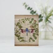 ボフランスのタ葉モダンヴィンテージ ポストカード (スタンド正面)