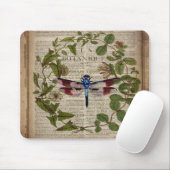 ボフランスのタ葉モダンヴィンテージ マウスパッド (マウス)
